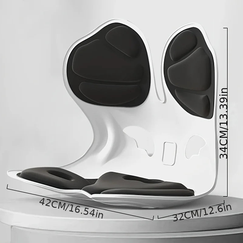 Coussin de siège ergonomique pour Correction de Posture, avec soutien lombaire et coussin lombaire réglable, améliorant le confort du siège