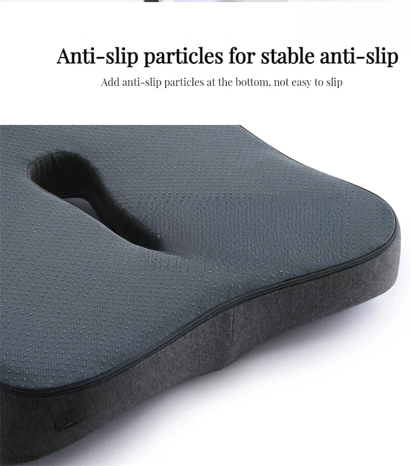 Foam Office Chair Cushion Car Seat Support Waist Pillow Massage Lumbar Orthopedic Pillow Buttock Coccyx Cushion Back Pads