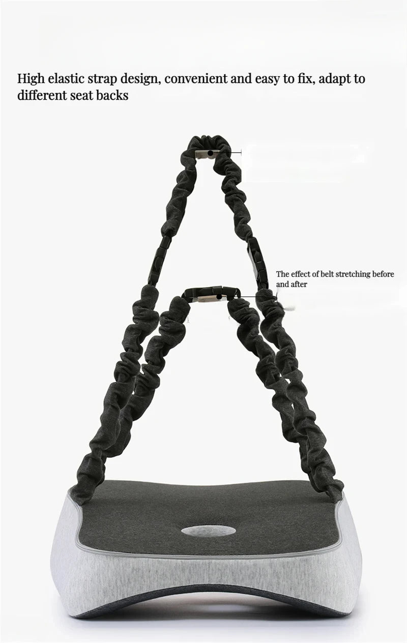 Foam Office Chair Cushion Car Seat Support Waist Pillow Massage Lumbar Orthopedic Pillow Buttock Coccyx Cushion Back Pads